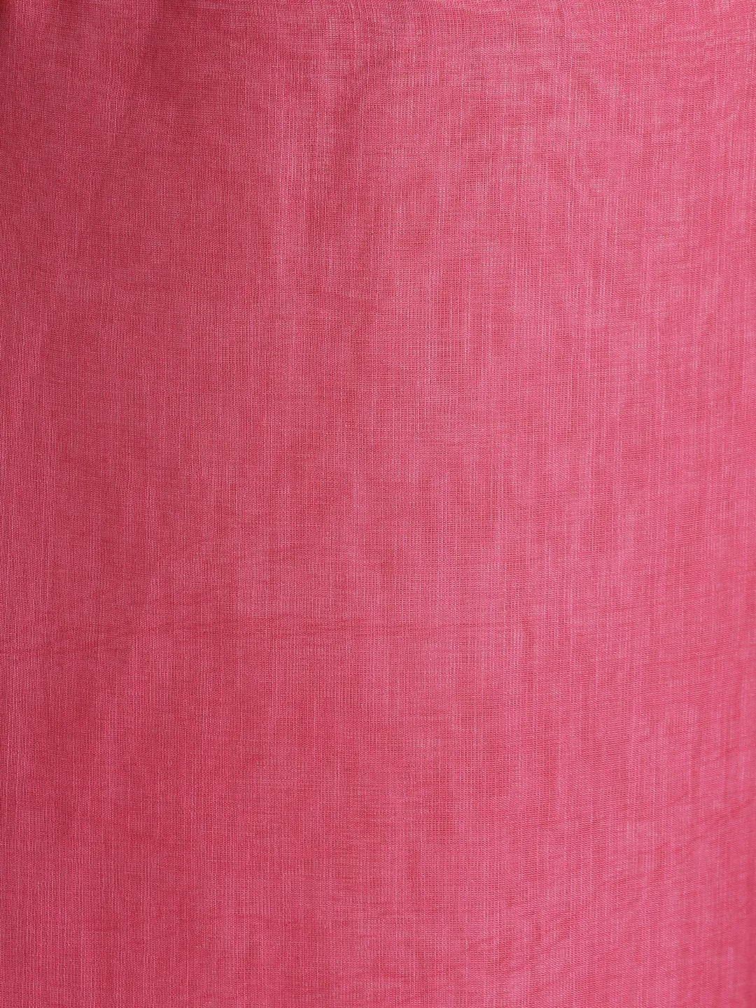 Colorblocked Daily Wear Pure Linen Saree