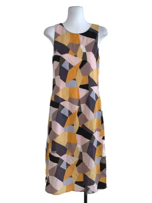 Colourful Abstract Sheath Dress
