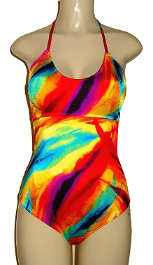 Crisscross Back Tank One Piece Swimsuit
