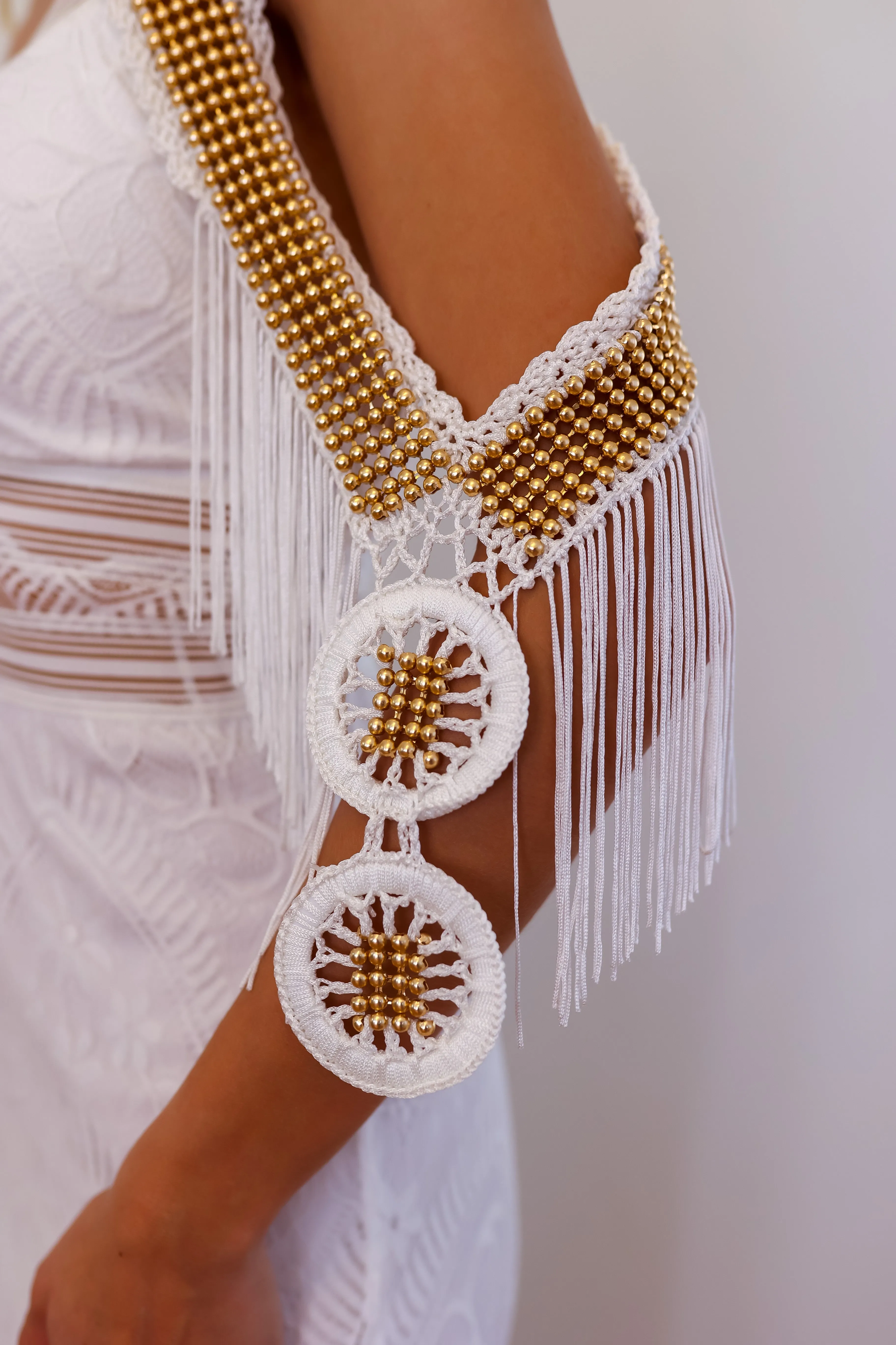 Crochet Boho Wedding Sleeves