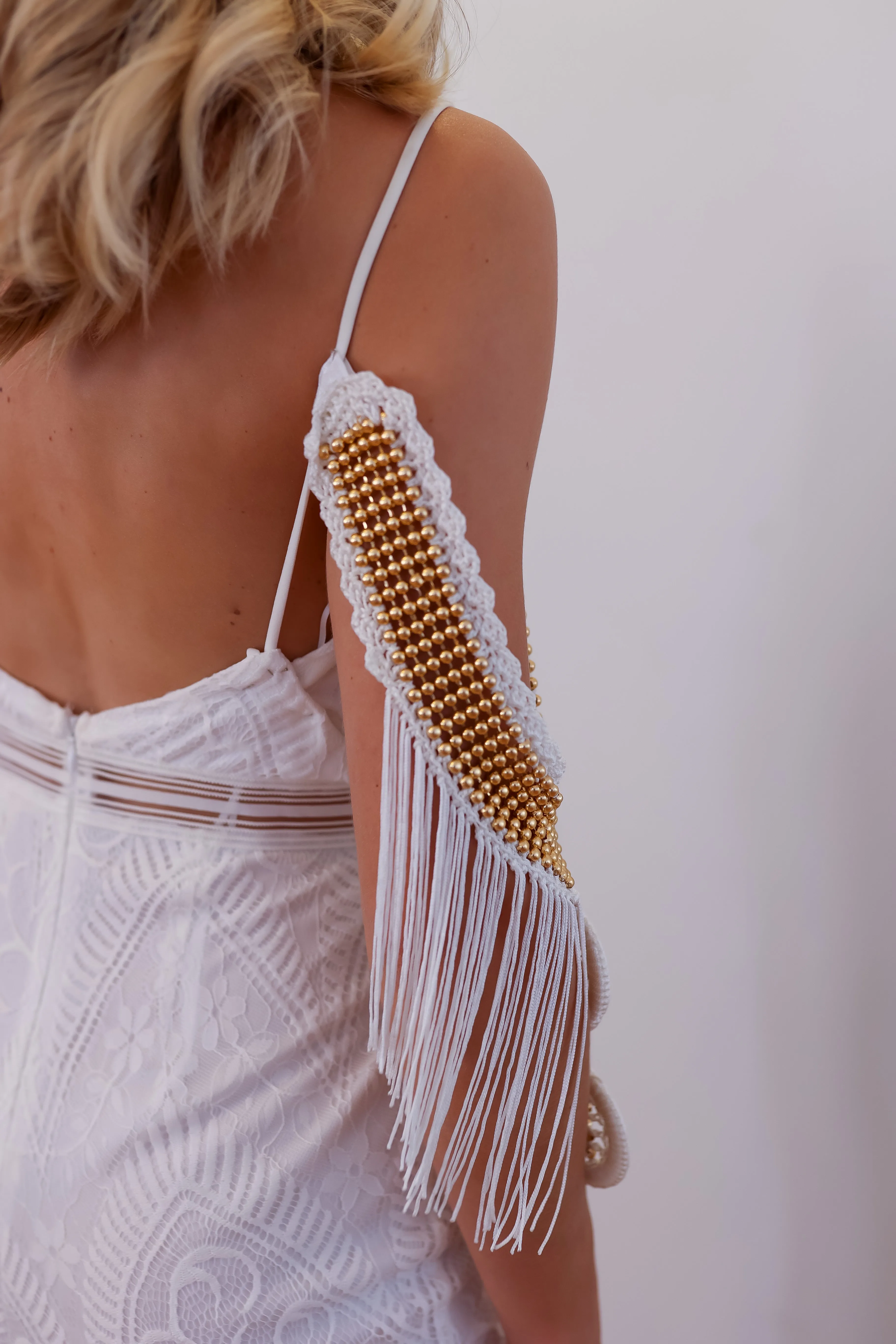 Crochet Boho Wedding Sleeves
