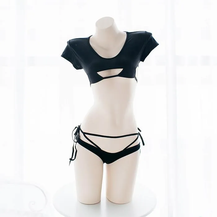 Crop Top Micro Bikini Lingerie SD00832