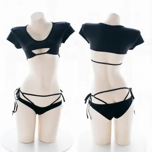 Crop Top Micro Bikini Lingerie SD00832