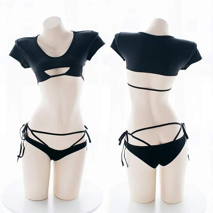Crop Top Micro Bikini Lingerie SD00832