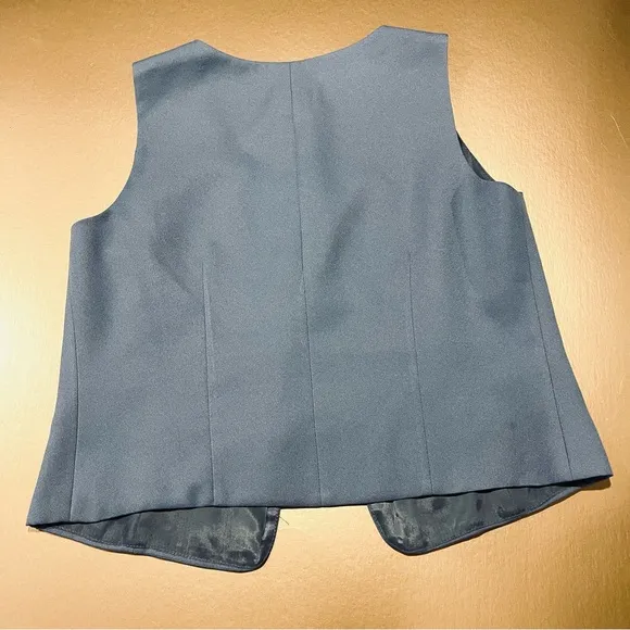 Danny &amp; Nicole Vintage 90’s Light Grey 3-Piece Skirt Suit Set Size 10