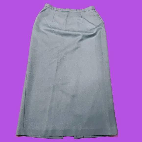 Danny &amp; Nicole Vintage 90’s Light Grey 3-Piece Skirt Suit Set Size 10