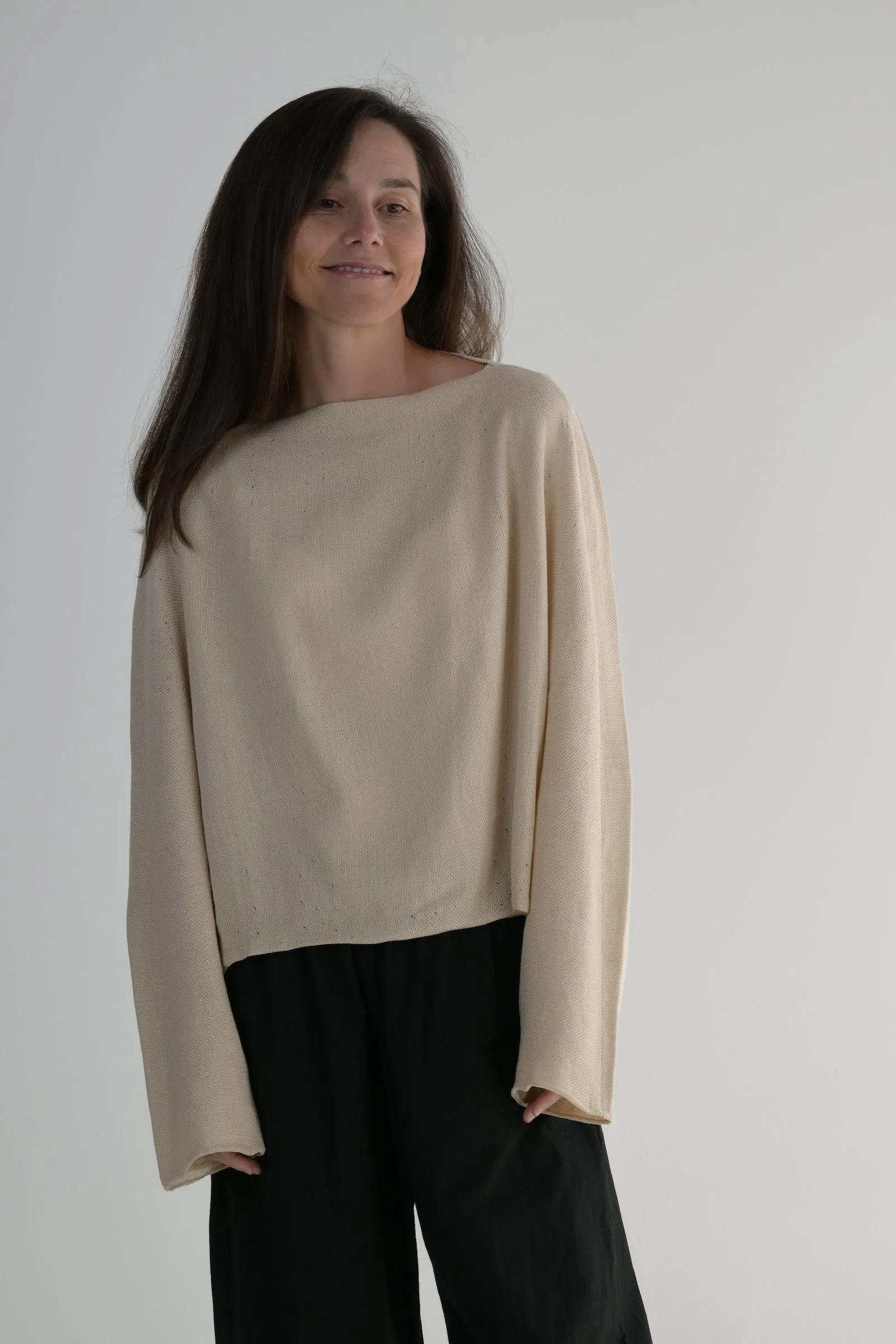 Double Sign Blouse in Powder