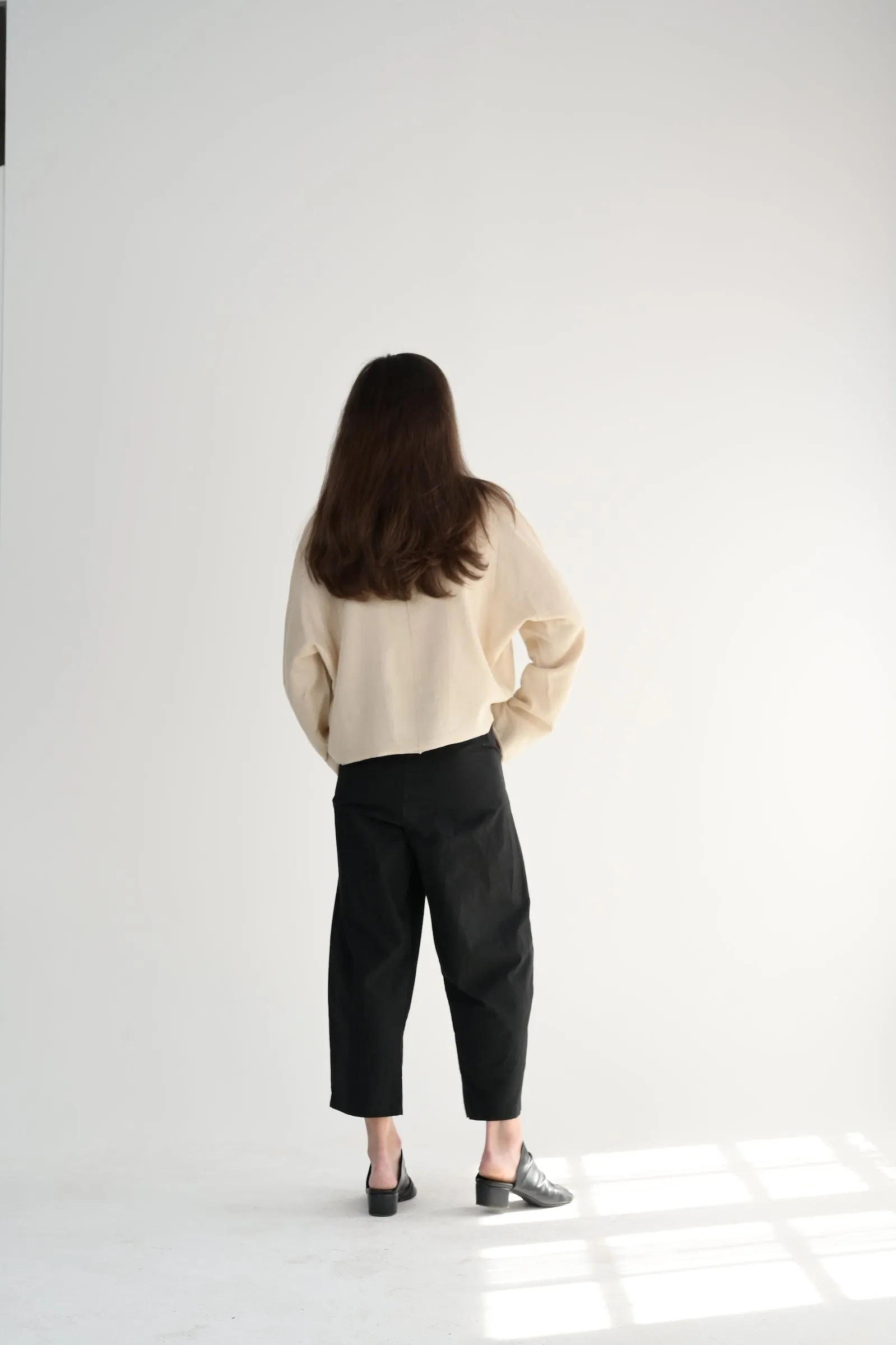 Double Sign Blouse in Powder