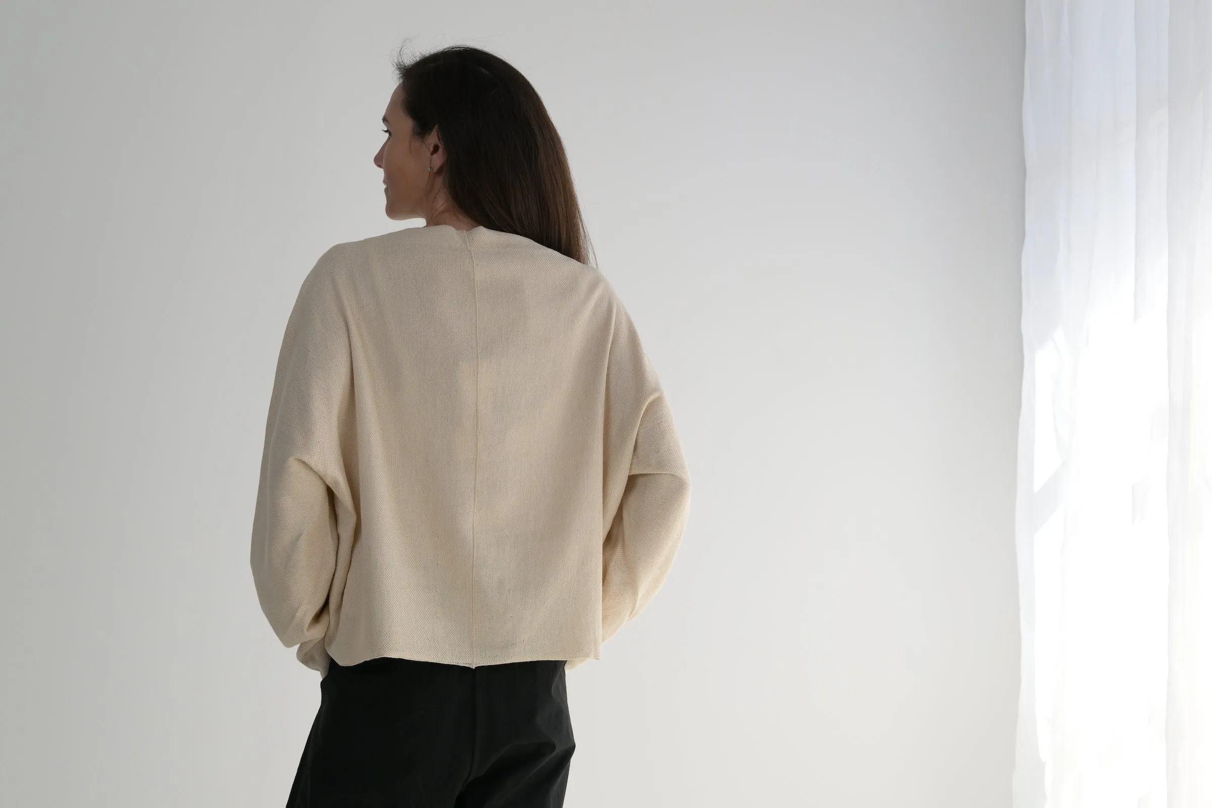 Double Sign Blouse in Powder