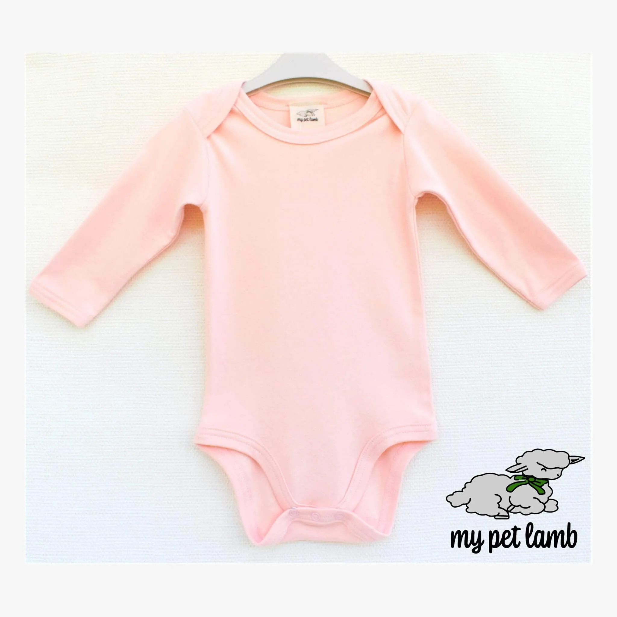 Dusky Pink Long Sleeve Body Suit