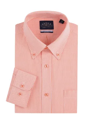 Eagle Stretch Neck Striped Poplin Shirt