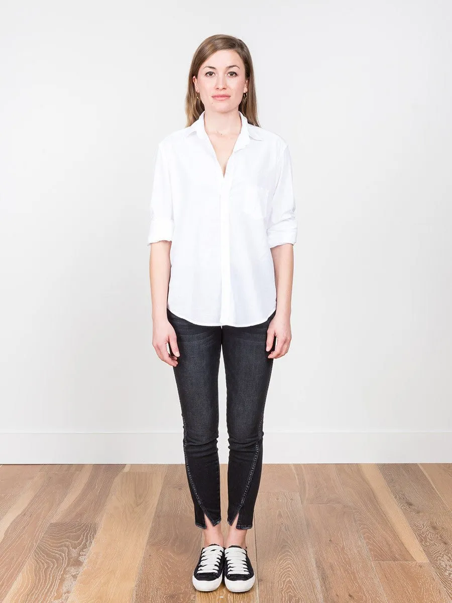 eileen poplin shirt - white