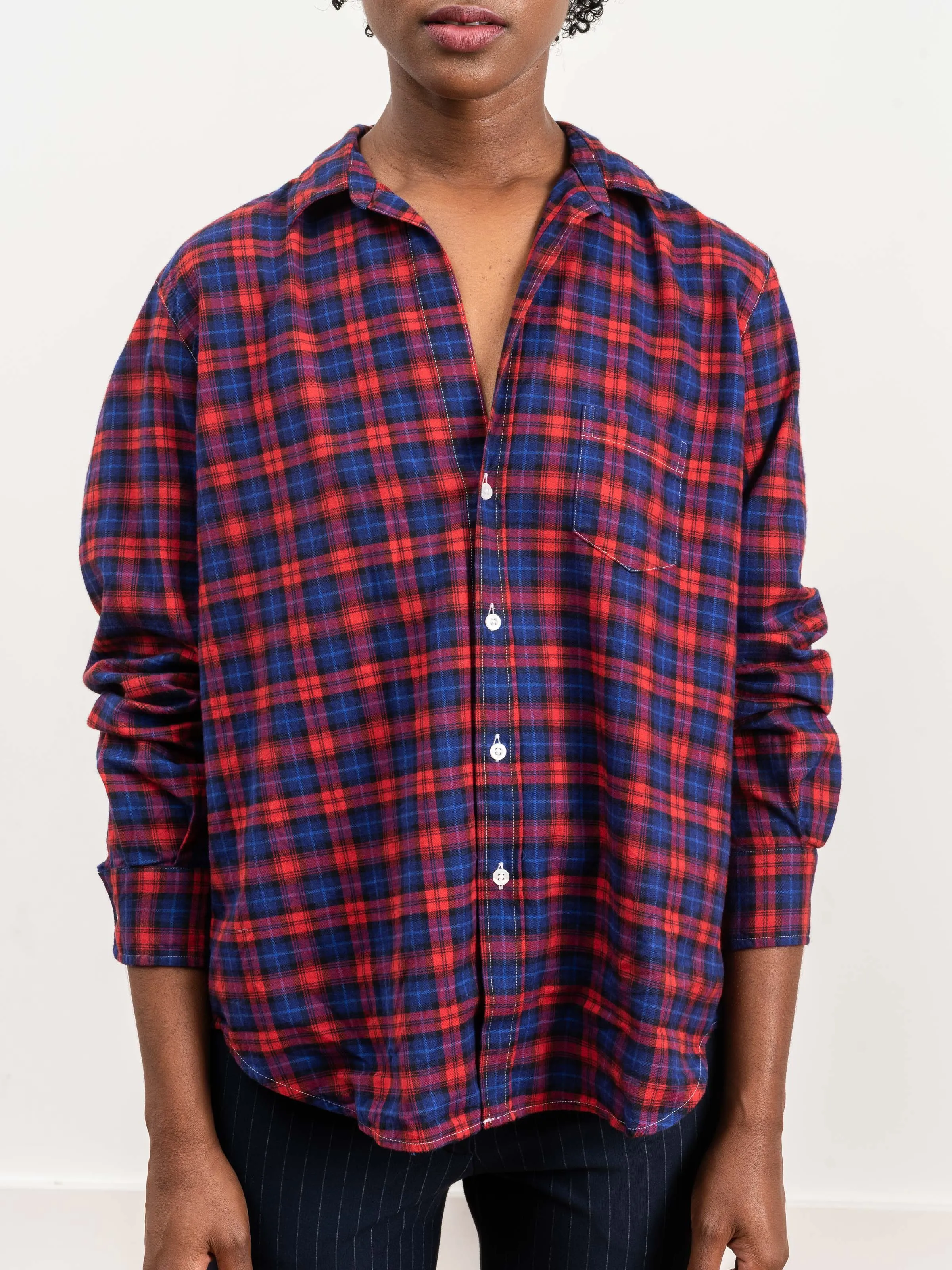 eileen shirt - red/blue/black plaid