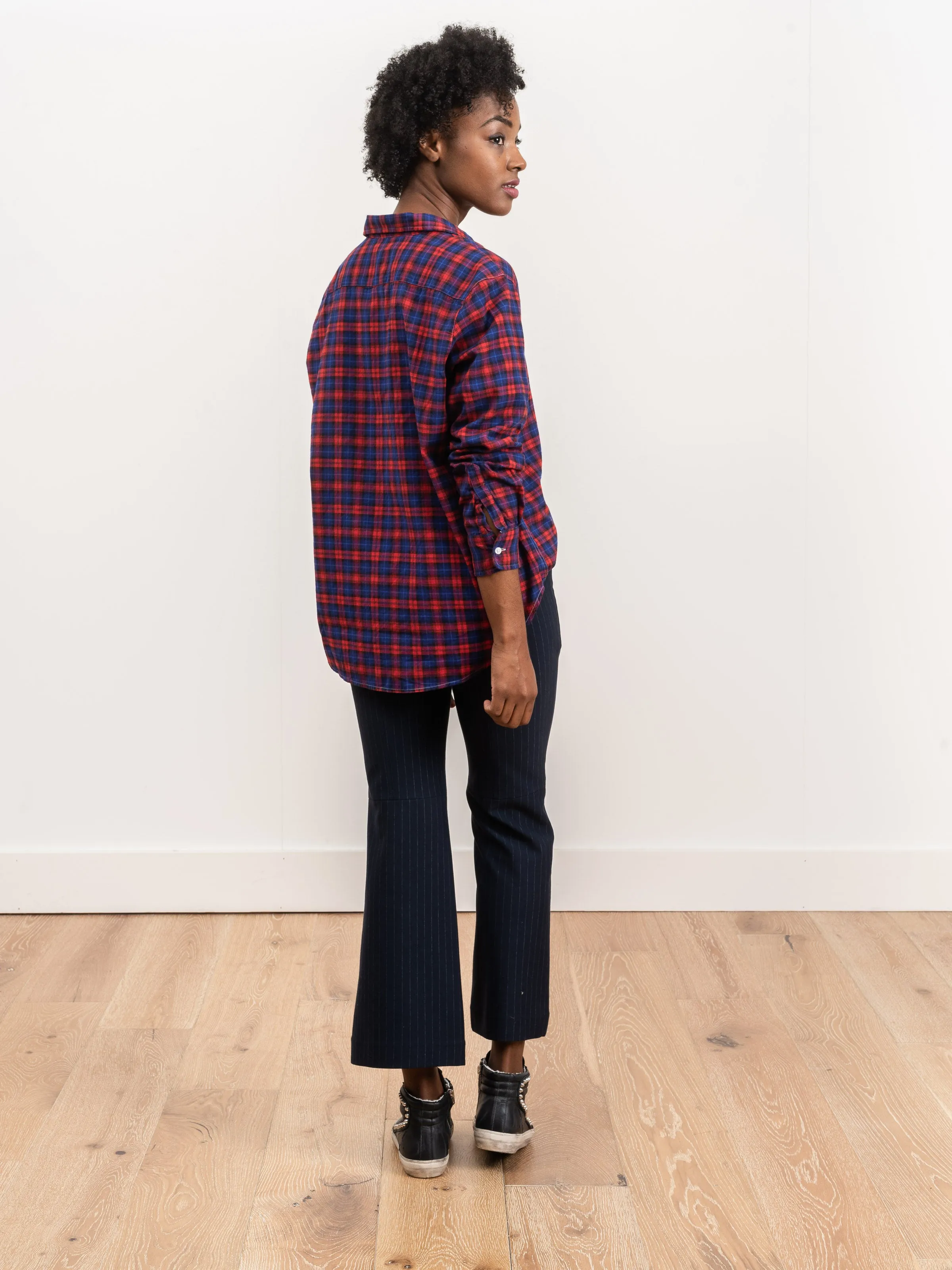 eileen shirt - red/blue/black plaid