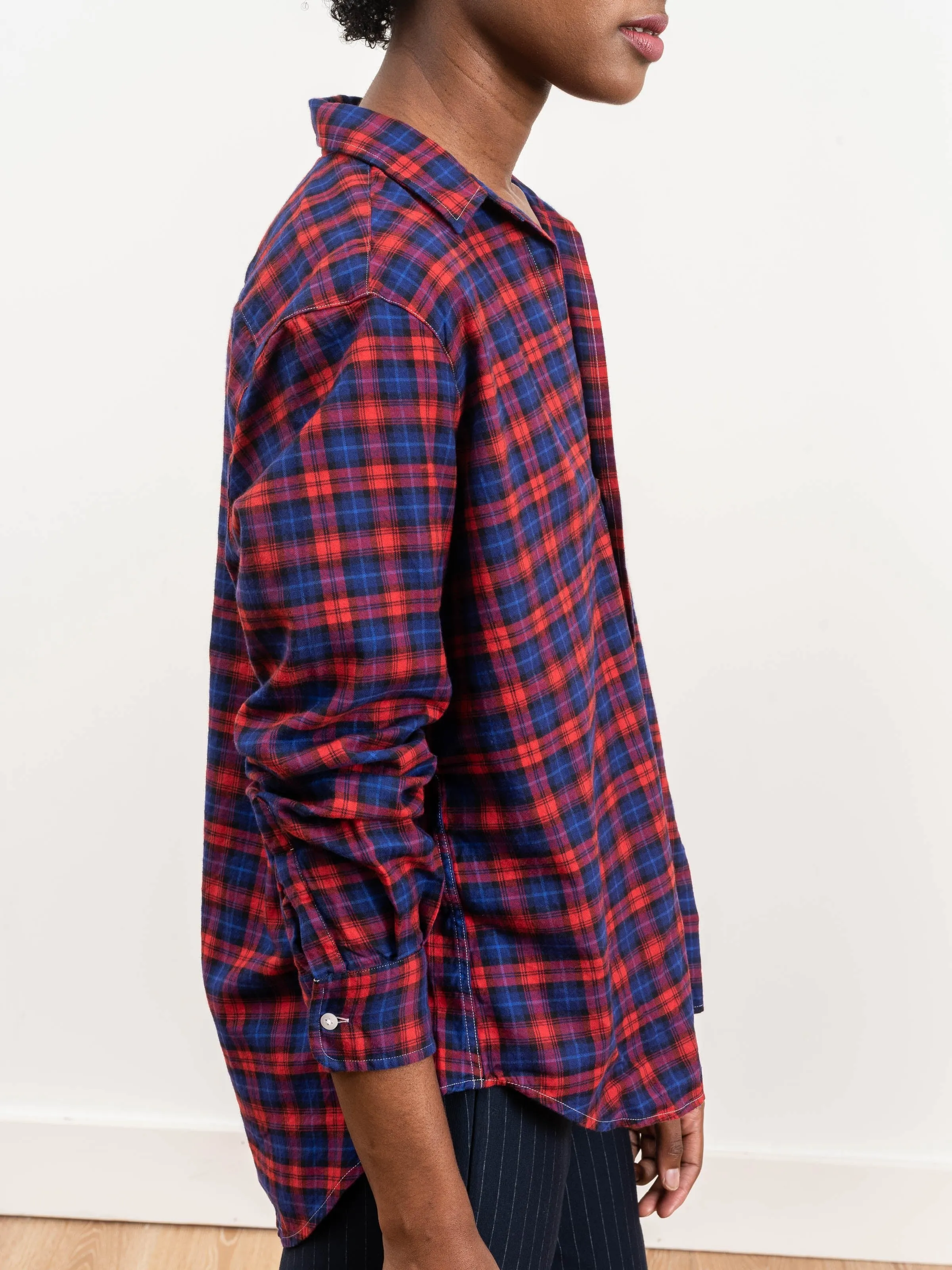 eileen shirt - red/blue/black plaid