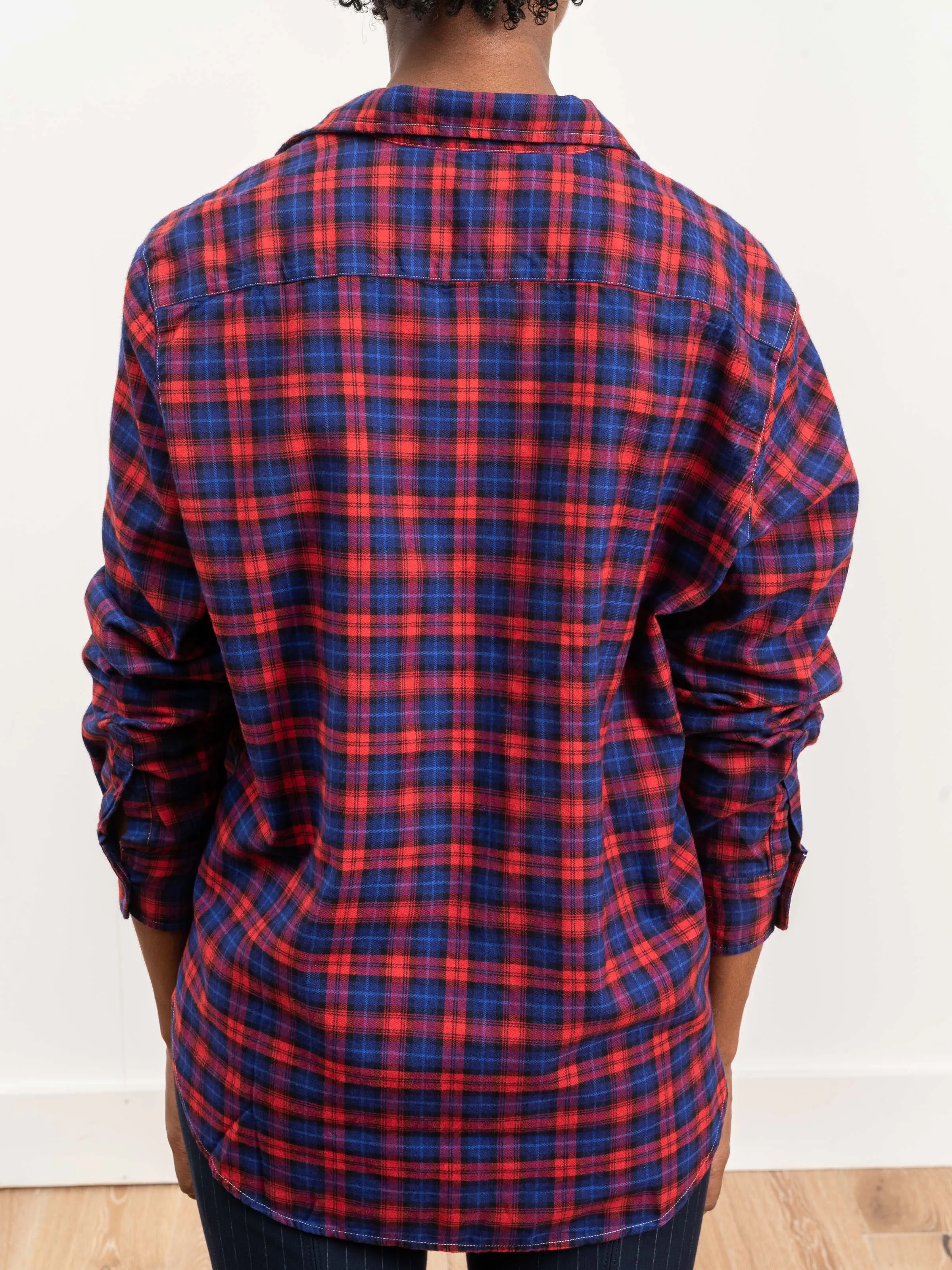 eileen shirt - red/blue/black plaid