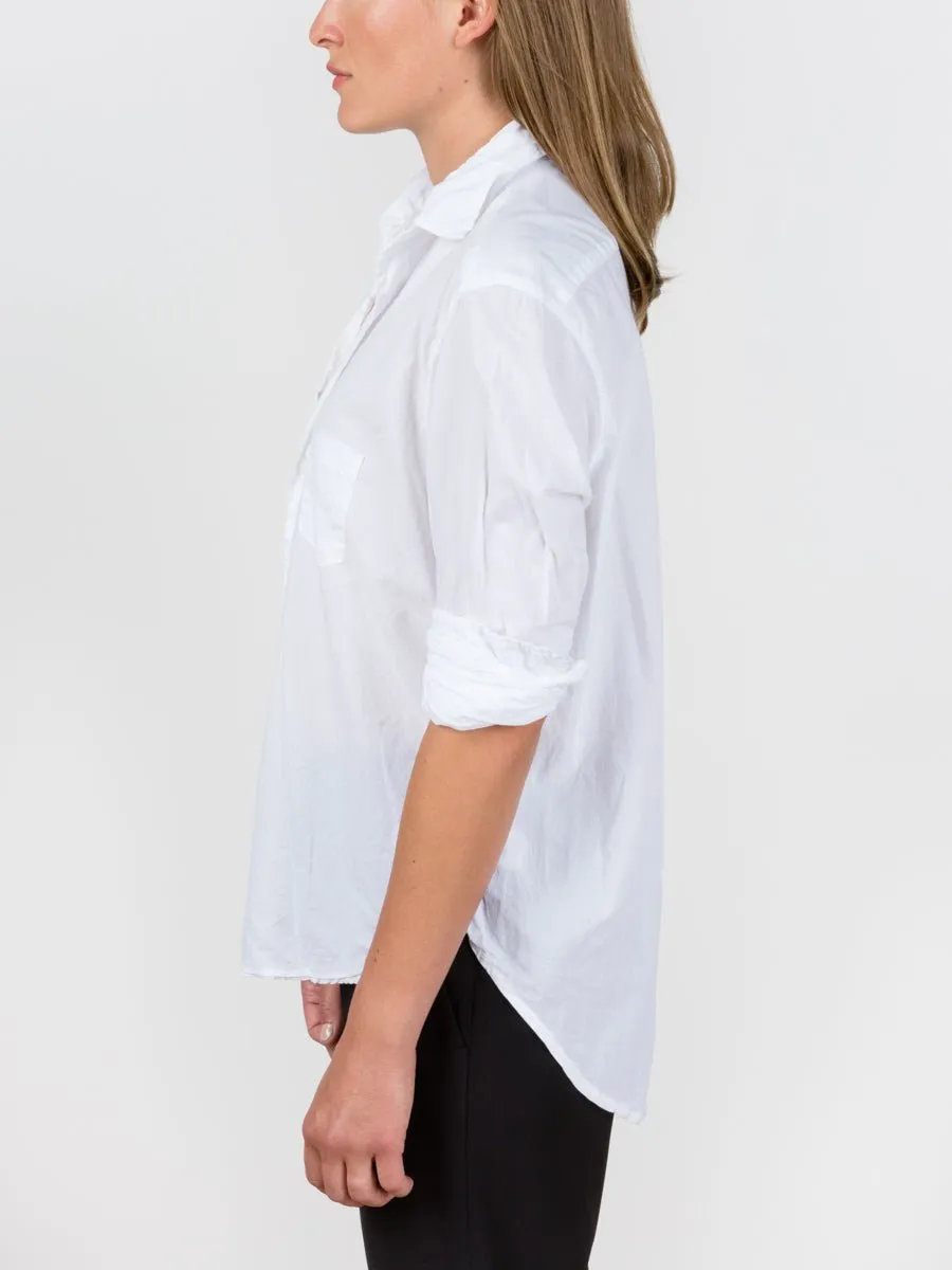 eileen shirt - white poplin