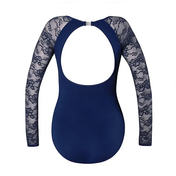 Energetiks Hailey Lace Leotard | Navy | Adult