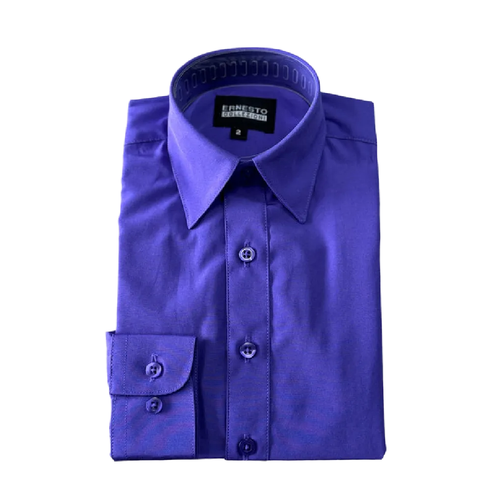 Ernesto Dress Shirt Purple