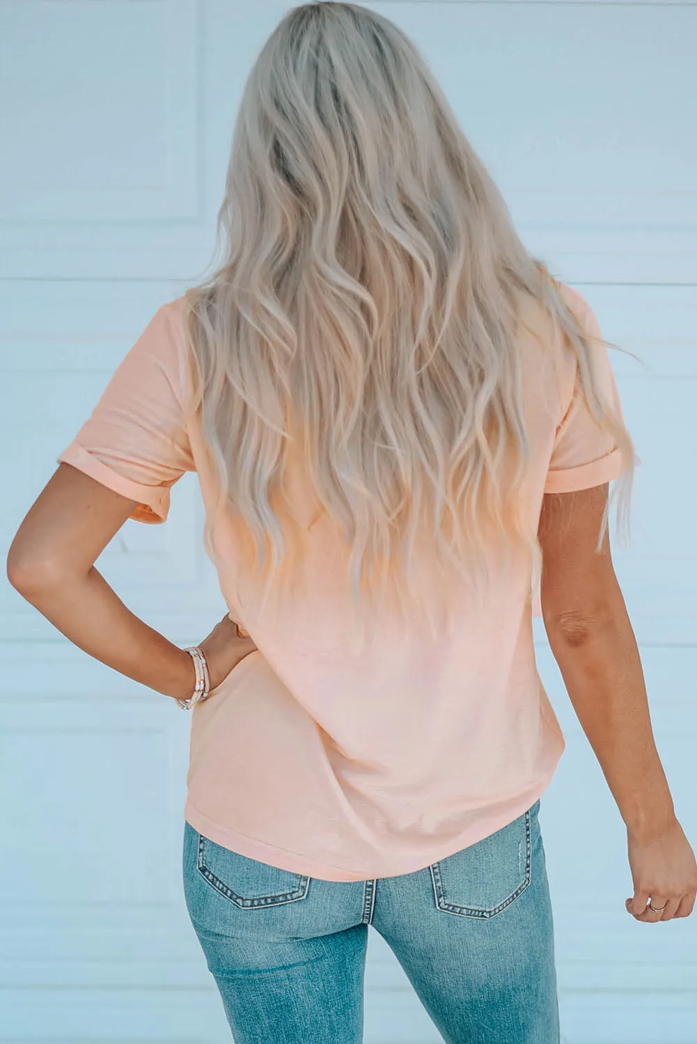 Fall Letter Print Crew Neck Graphic T Shirt