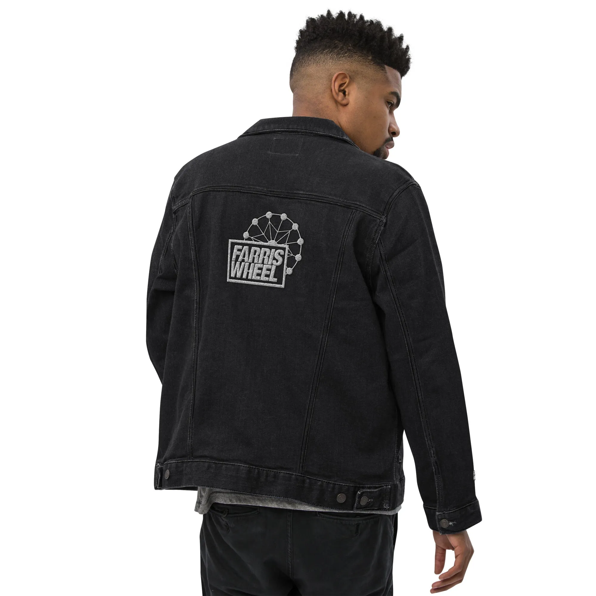 Farris Wheel Embroidered Unisex Denim Jacket