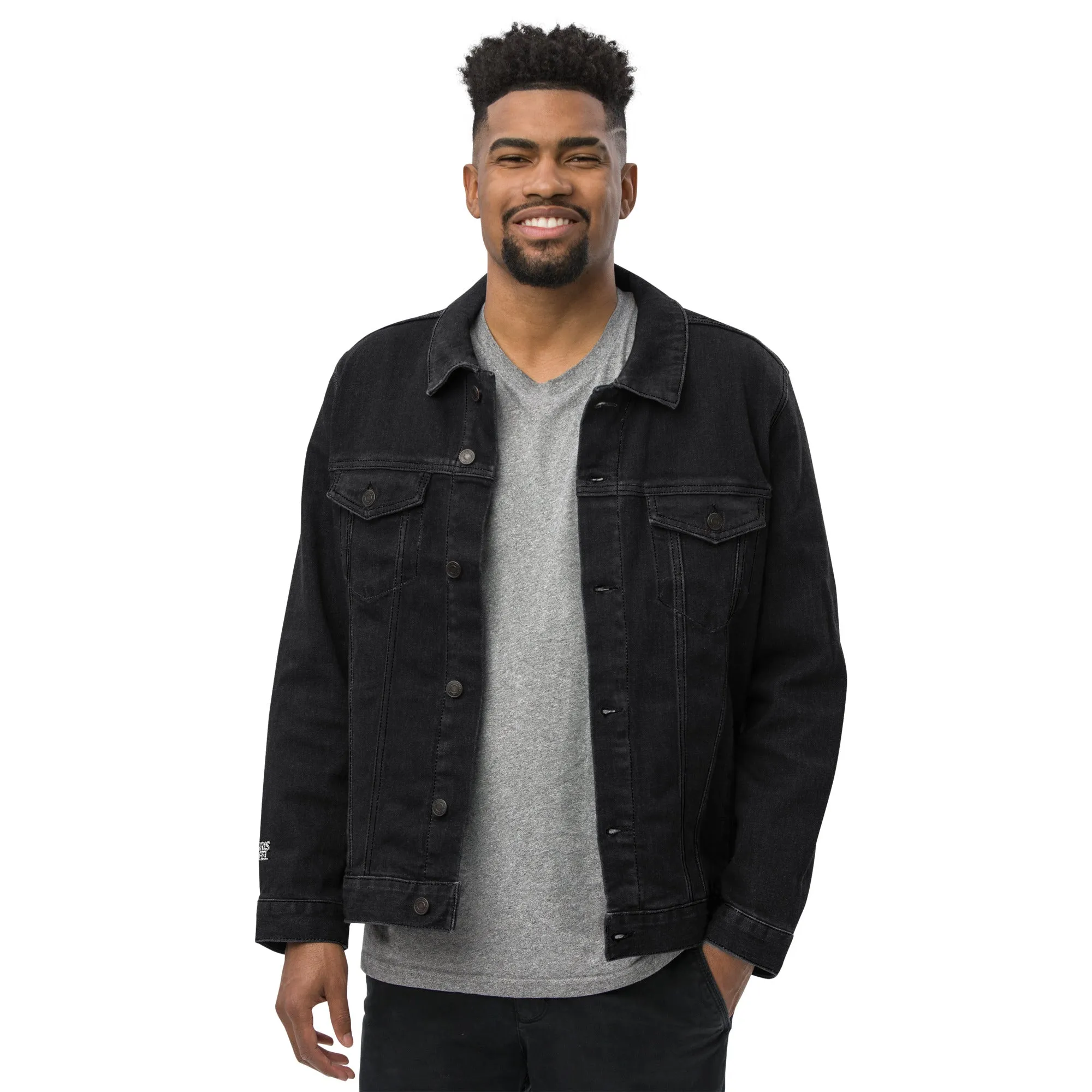 Farris Wheel Embroidered Unisex Denim Jacket