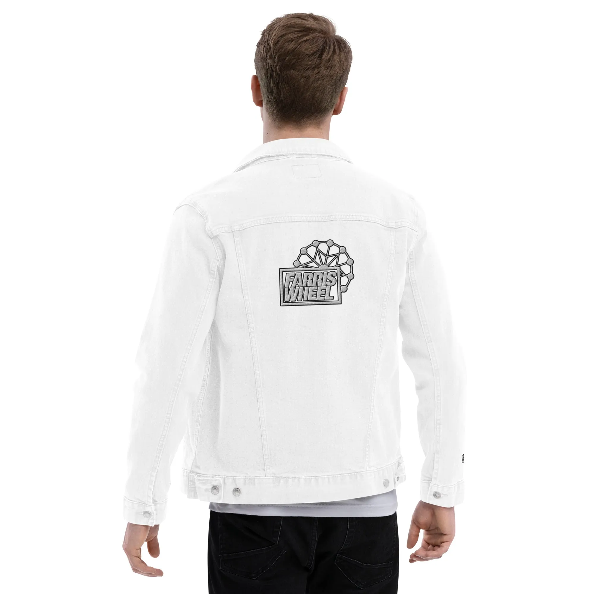 Farris Wheel Embroidered Unisex Denim Jacket
