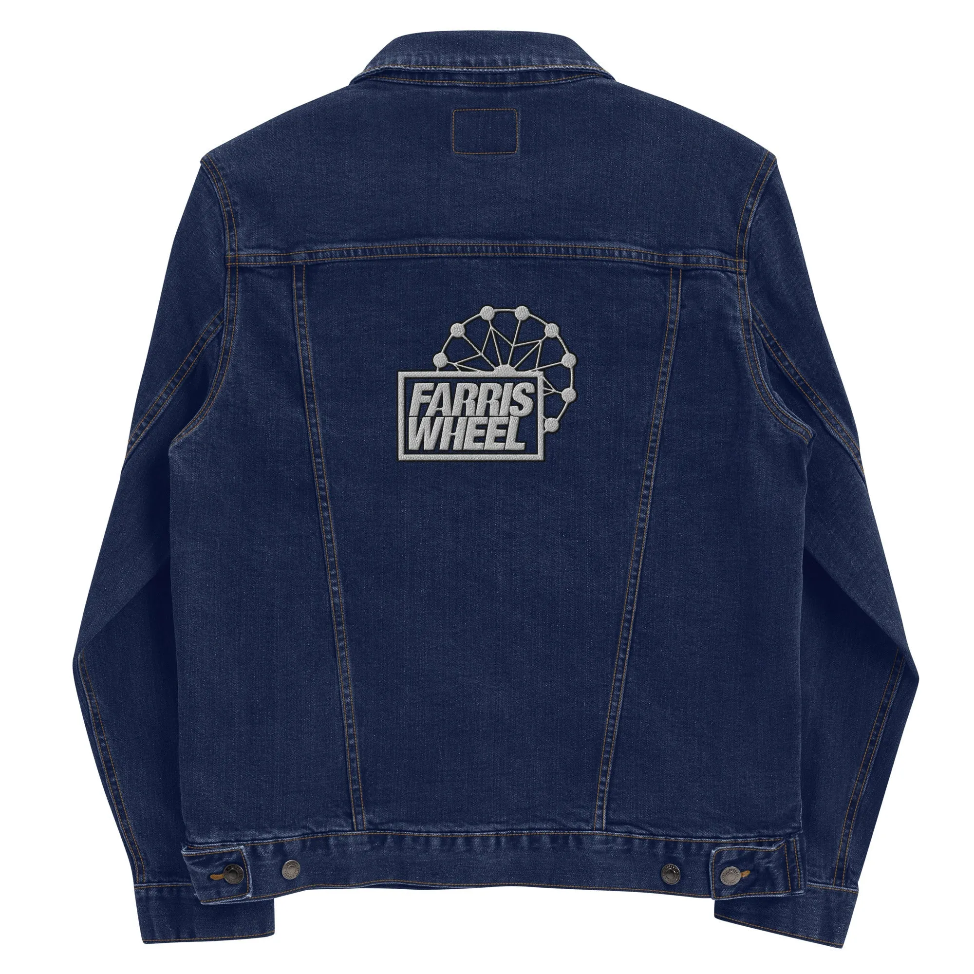 Farris Wheel Embroidered Unisex Denim Jacket