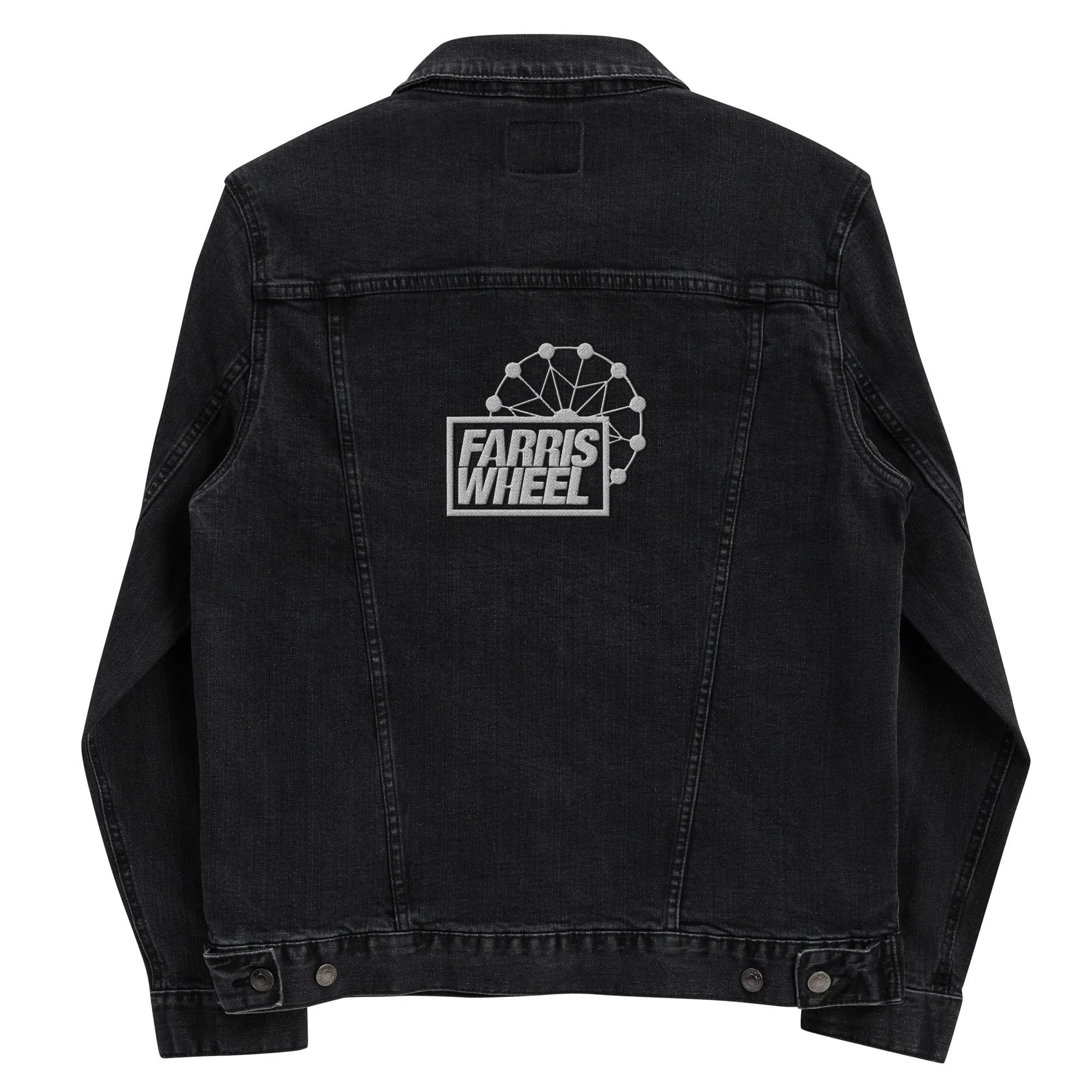 Farris Wheel Embroidered Unisex Denim Jacket
