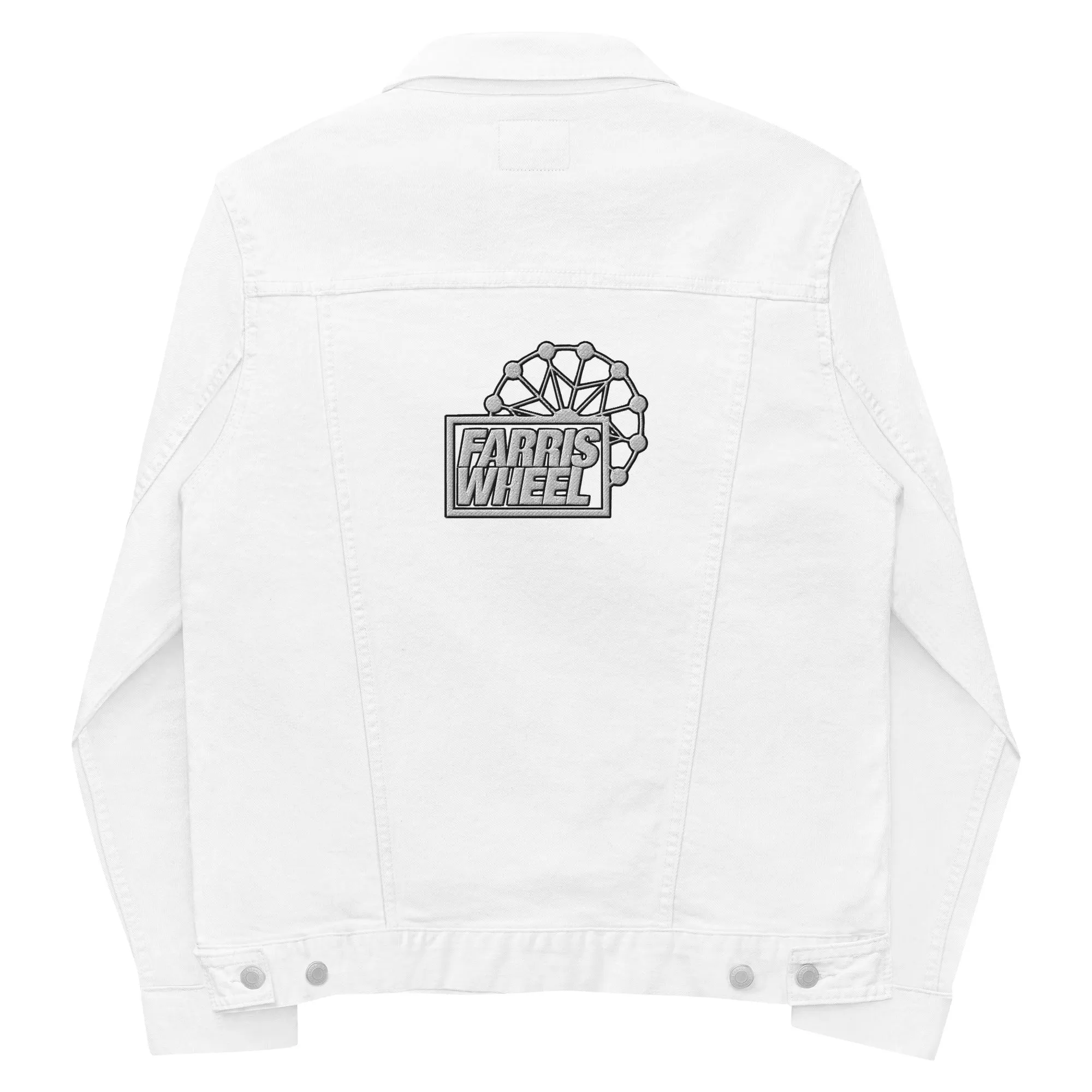 Farris Wheel Embroidered Unisex Denim Jacket