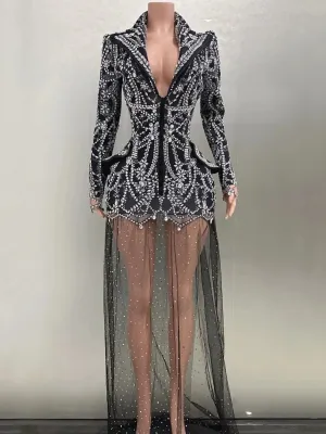 Fashion Crystals Rhinestones Evening Party