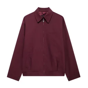 Fashion Polo Jacket Pleated Skirt Suit