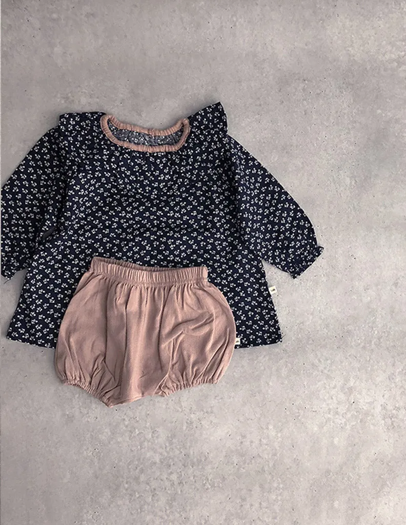 Flower Cara Blouse Navy
