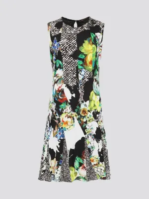 Foliage Sheath Dress