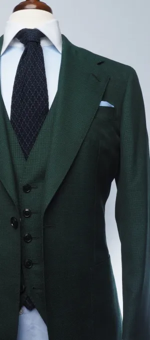 Forest Green Mesh Suit