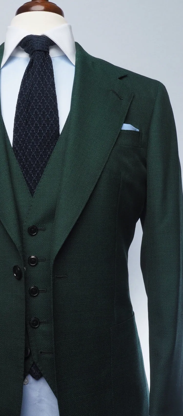 Forest Green Mesh Suit