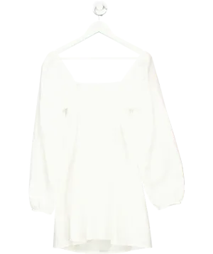 Free People White Forget Me Not Mini Dress UK S