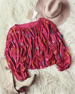 Free People Wildflower Honey Blouse