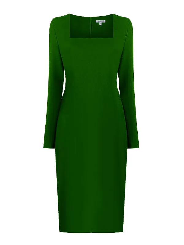 Geneva Long Sleeves Sheath Dress