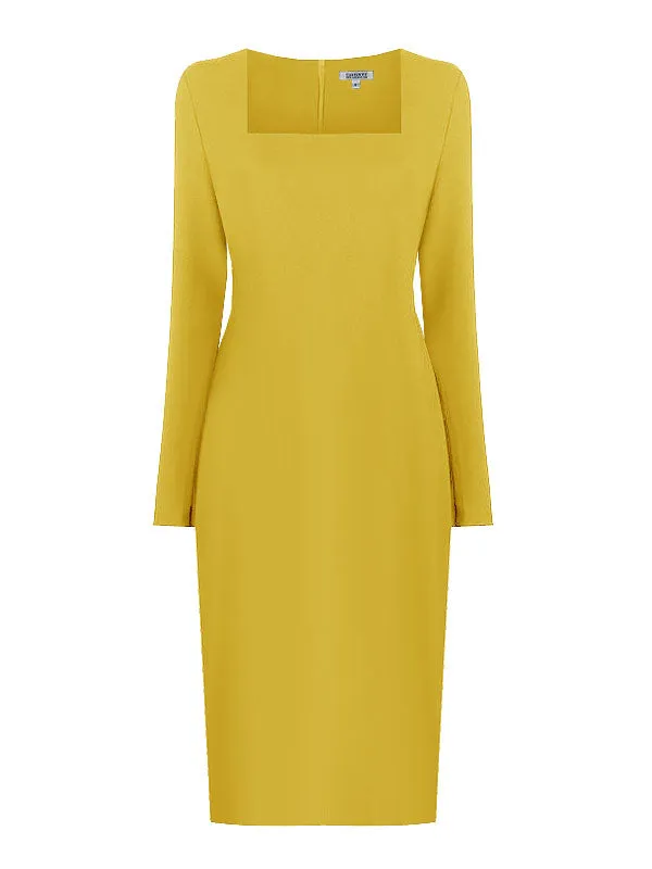 Geneva Long Sleeves Sheath Dress
