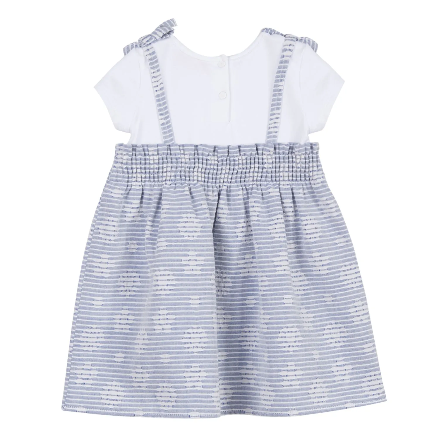 Girls White T-shirt Dress