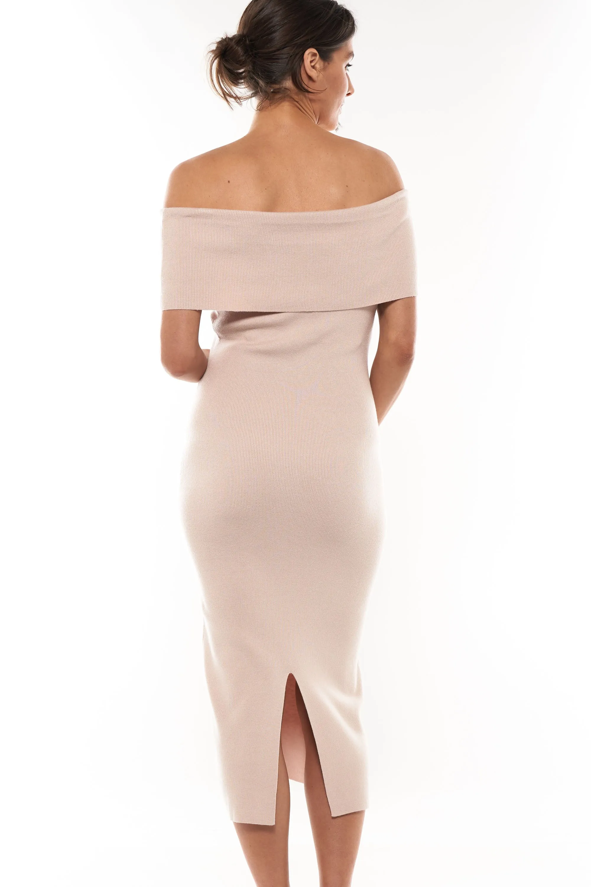 Glimpses Off Shoulder Dress