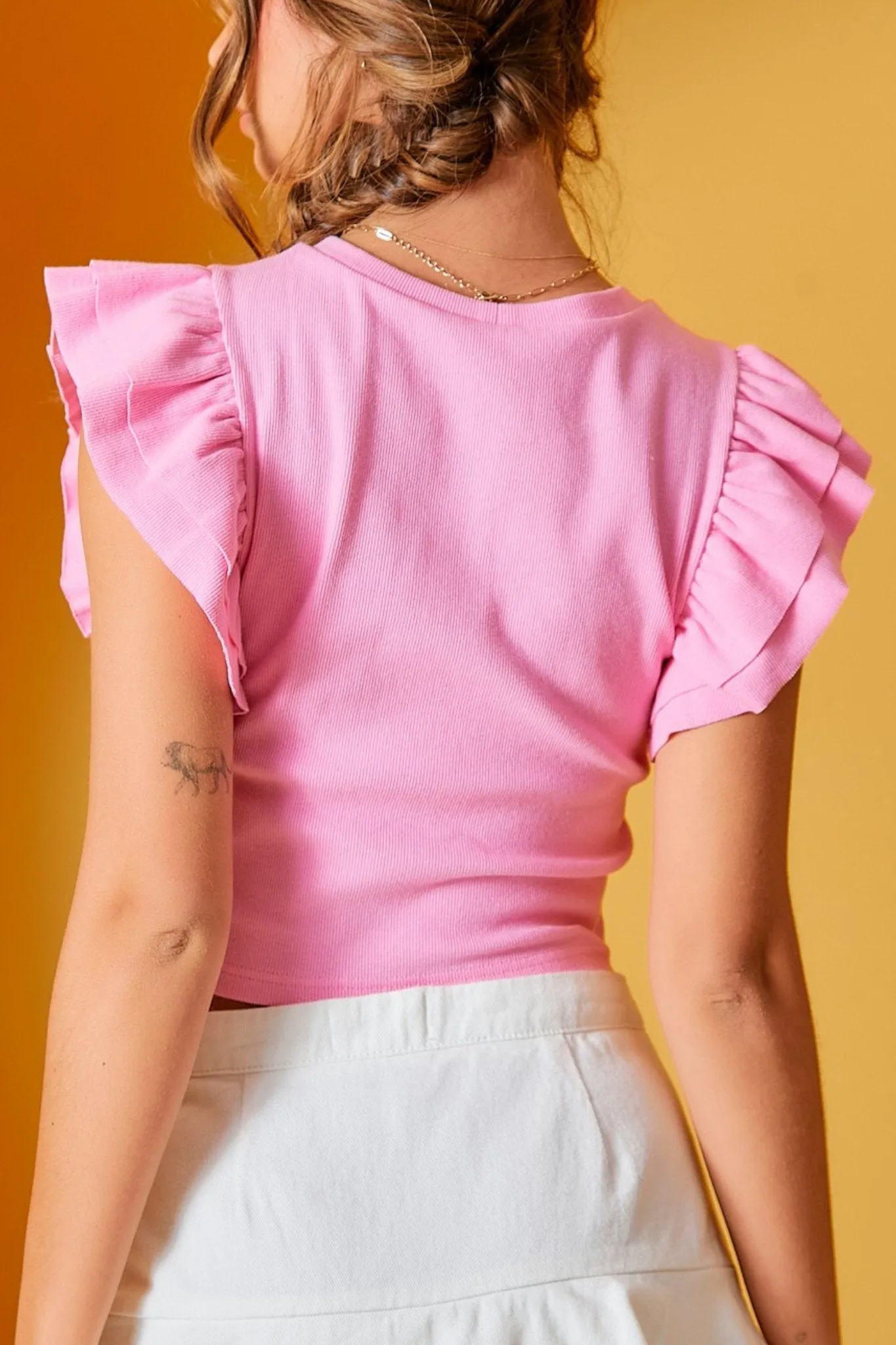 Good to Hear Blouse in Pink