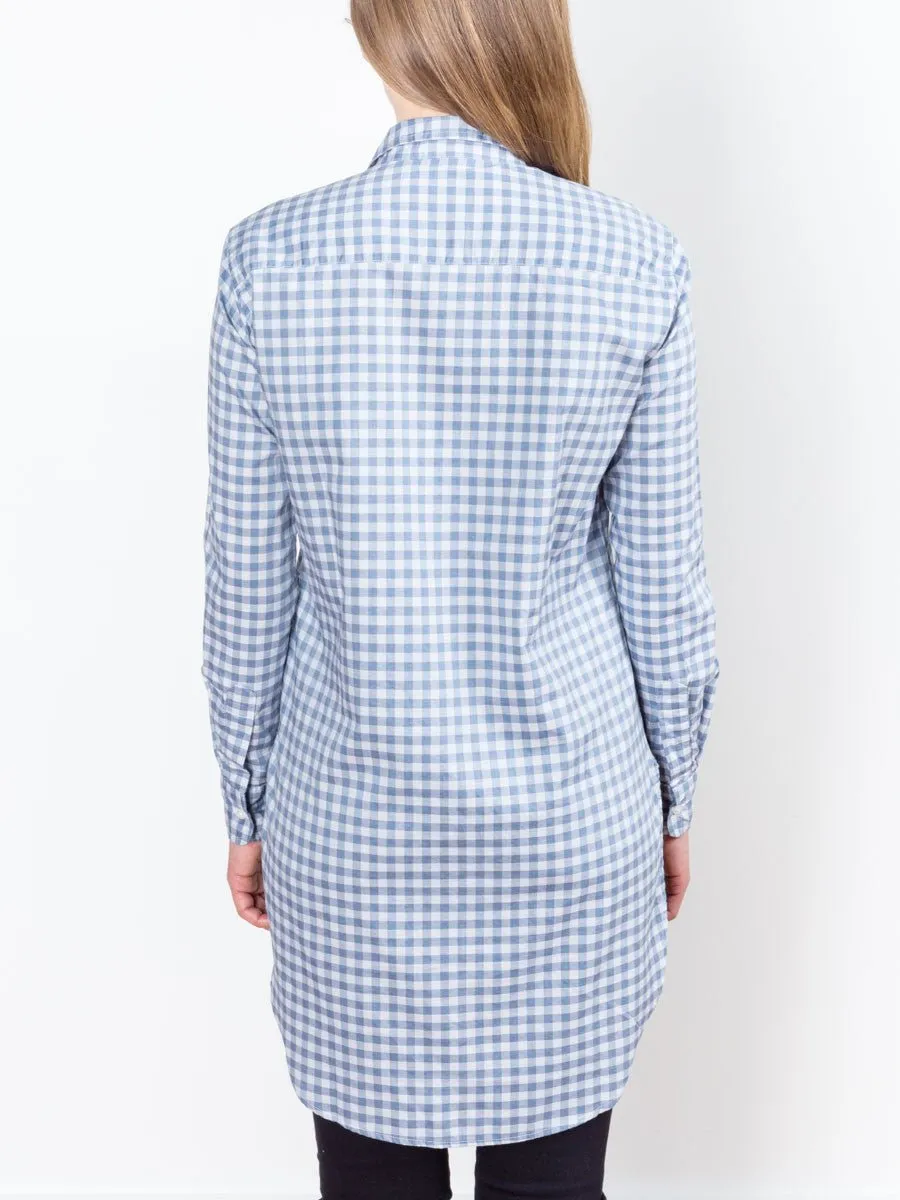 grayson shirt - blue/grey