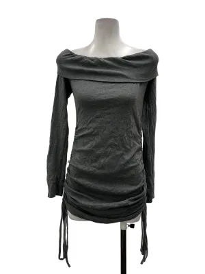 Grey Off-Shoulder Dress
