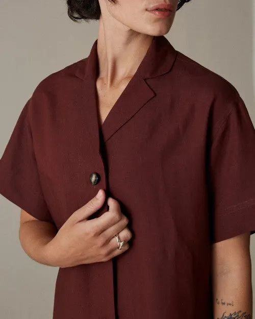 HAIGHT | Marcio Blouse | Coffee