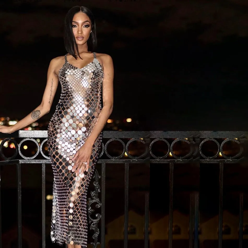 Handmade Custom V Neck Concert Dress