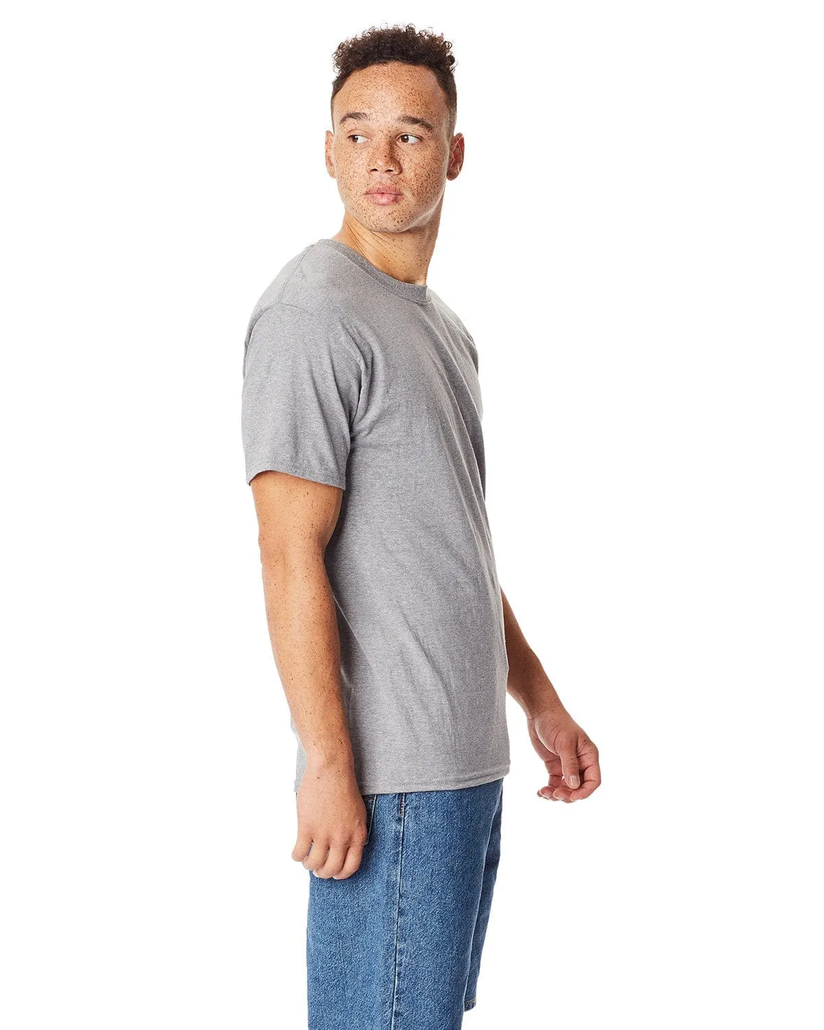 Hanes Beefy-T T-Shirt | Oxford Gray