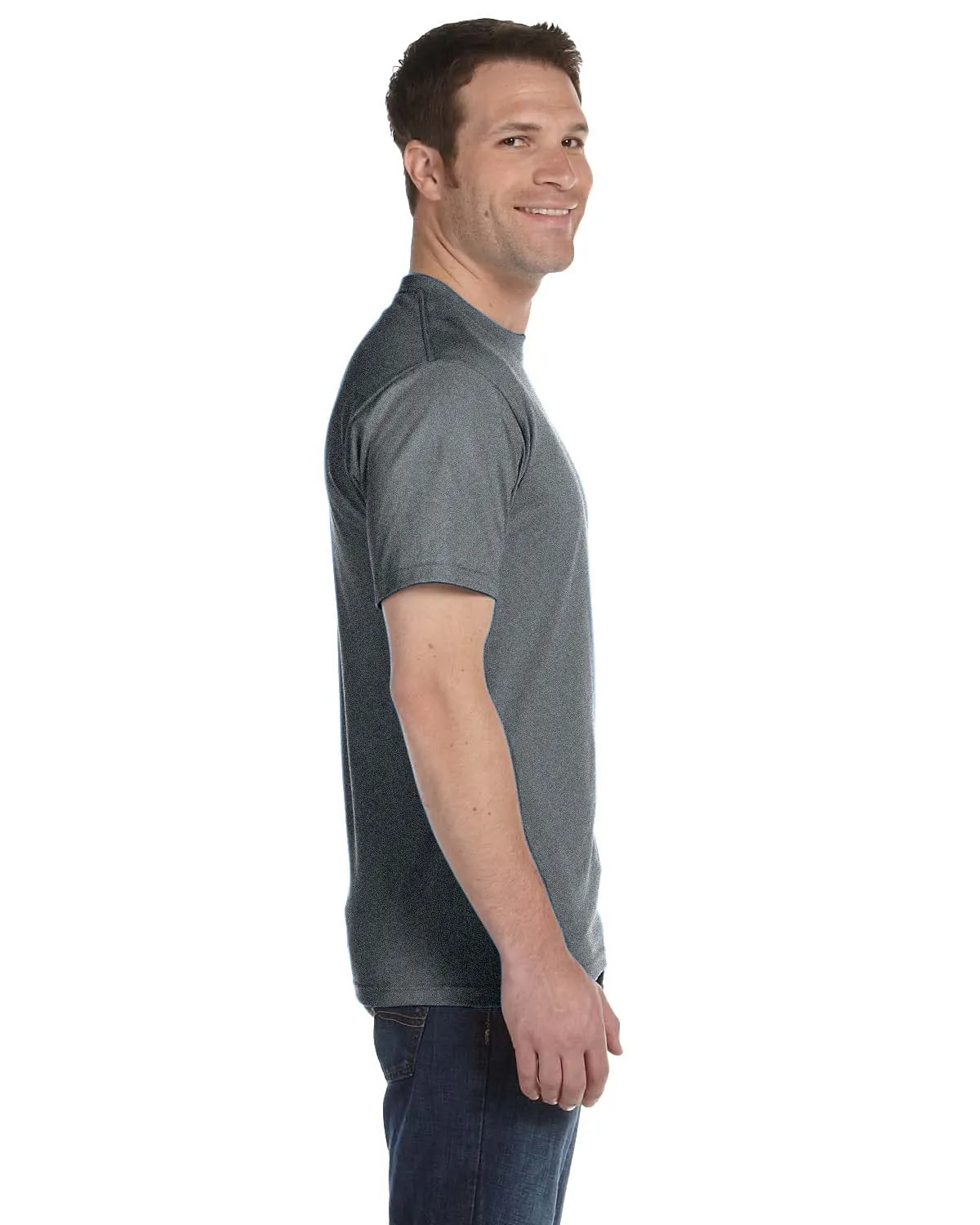Hanes ComfortSoft 100% Cotton T-Shirt | Oxford Gray