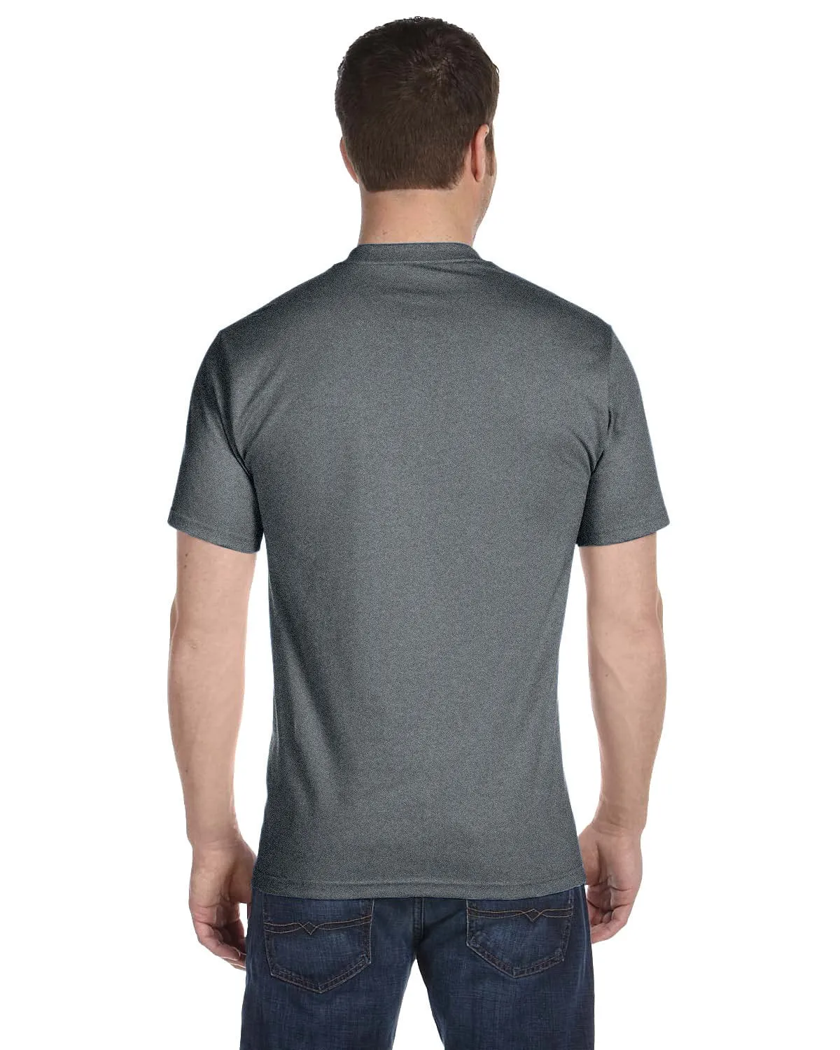Hanes ComfortSoft 100% Cotton T-Shirt | Oxford Gray